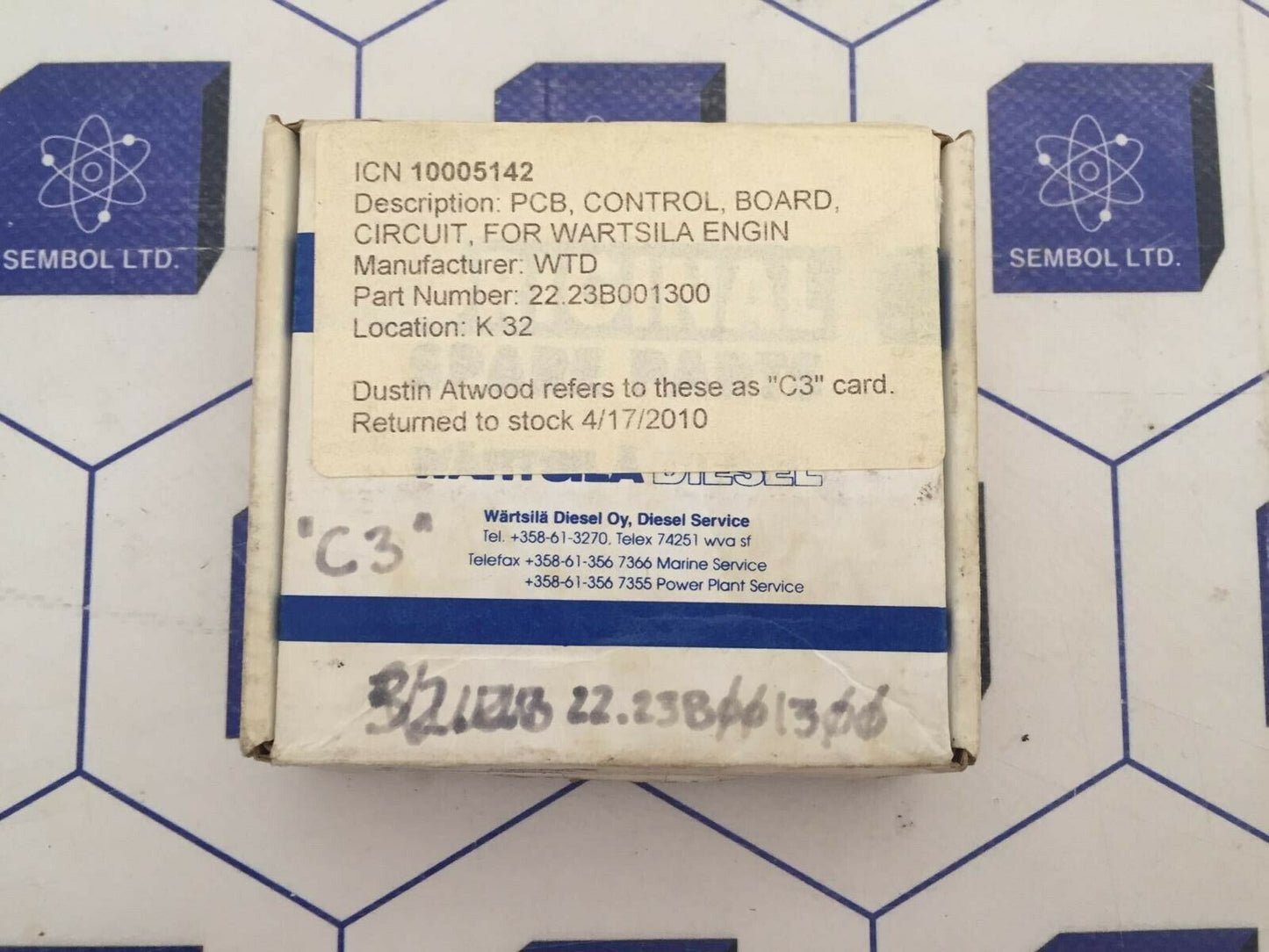 Wartsila c3/c5 relaycard 2223b001300