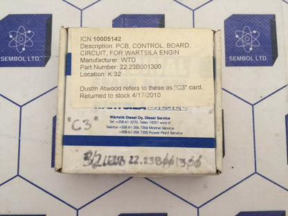 Wartsila c3/c5 relaycard 2223b001300