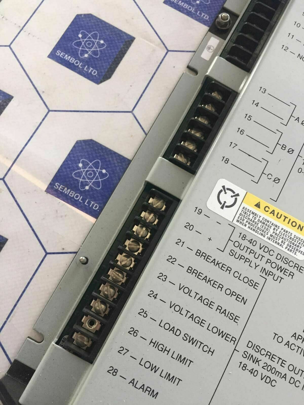 Woodward 9905796 Rev G  digital synchronizer and load control 9905-796 rev G