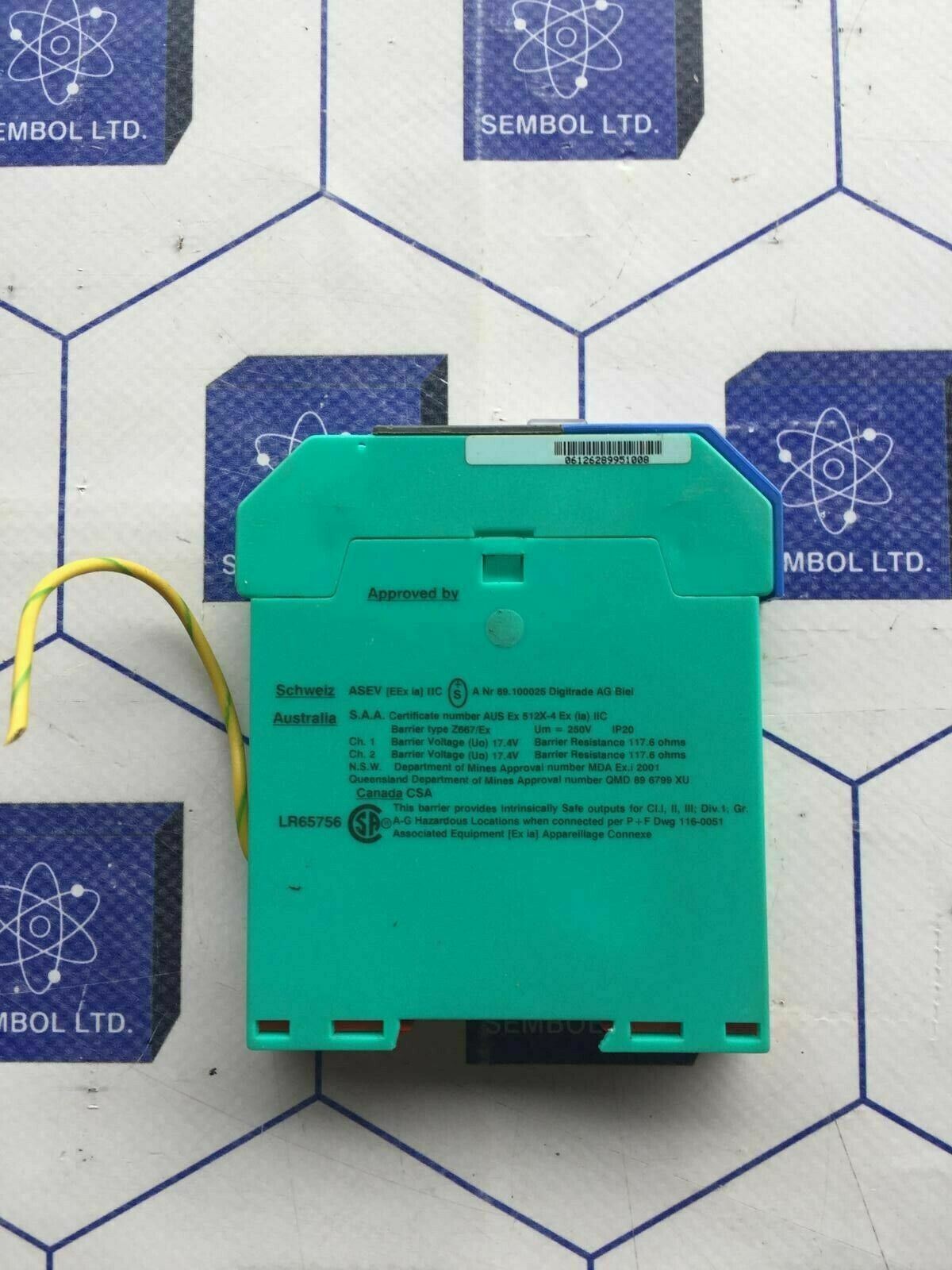 Pepperl Fuchs Z667/ex Barrier Diode 18v 120ohm lot of 12 pieces