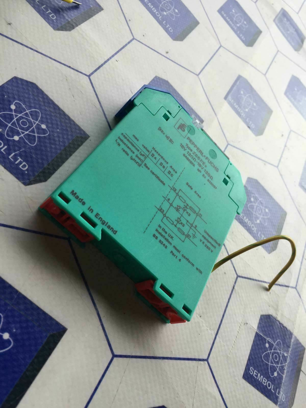 Pepperl Fuchs Z667/ex Barrier Diode 18v 120ohm lot of 12 pieces