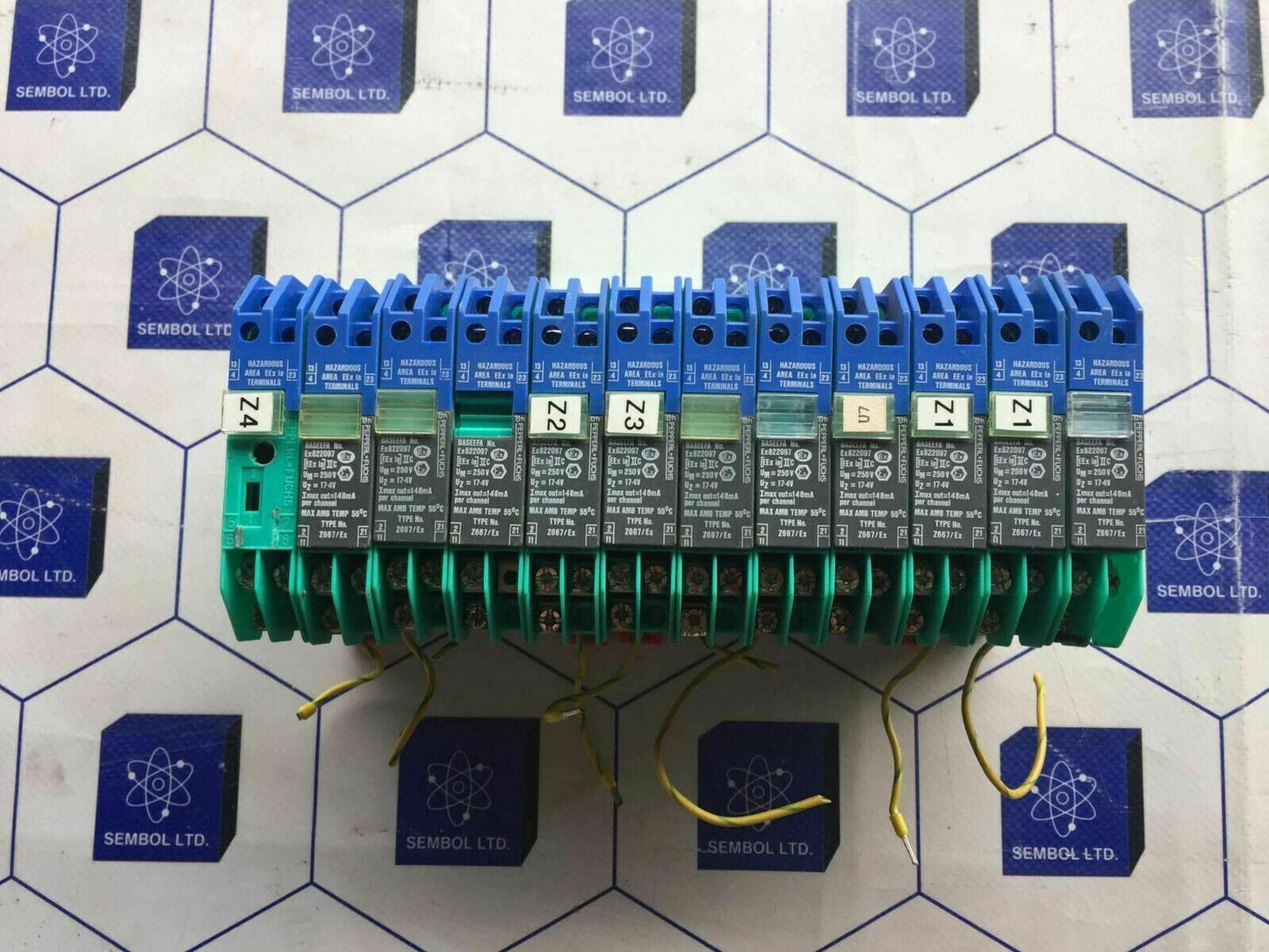 Pepperl Fuchs Z667/ex Barrier Diode 18v 120ohm lot of 12 pieces