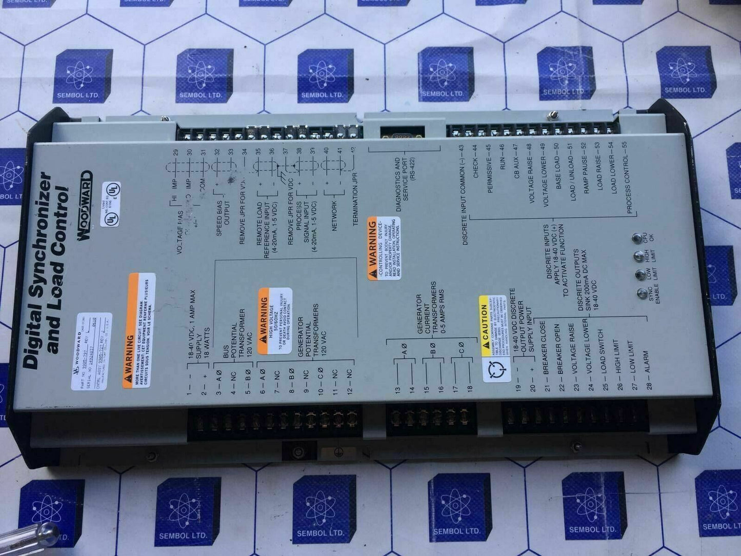 Woodward 9905-797 Rev L Digital Synchronizer and Load Control