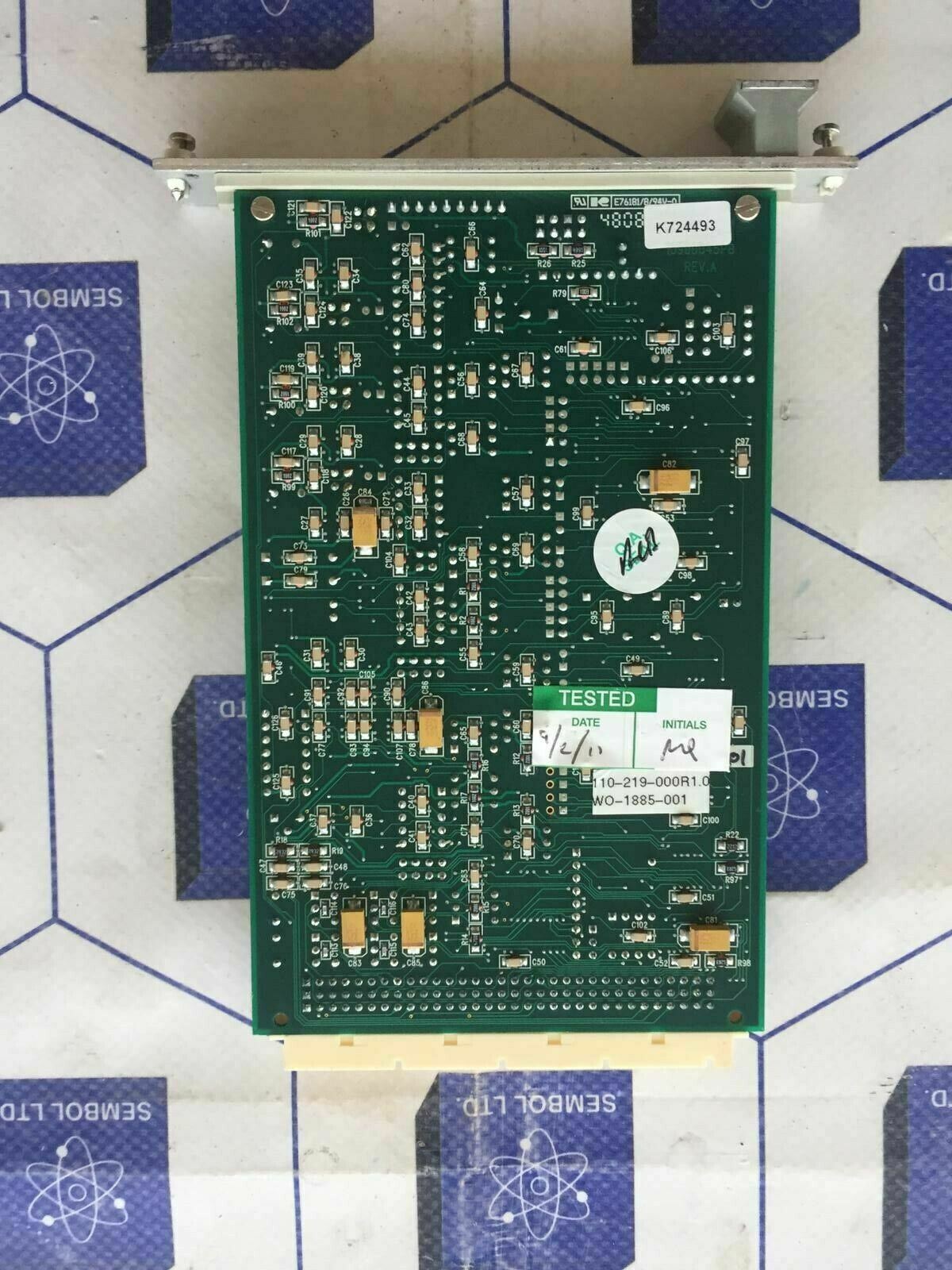 Pep kontron Tcu vcc card WO-1885-001 110-219-000R1.0