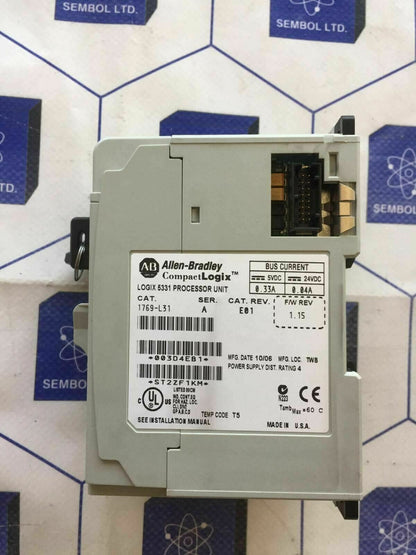 Allen Bradley CompactLogix 1769-L31 Ser A Rev E01