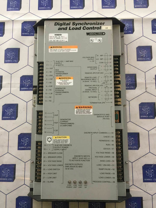 Woodward 9905796F digital synchronizer and load control 9905-796 rev F