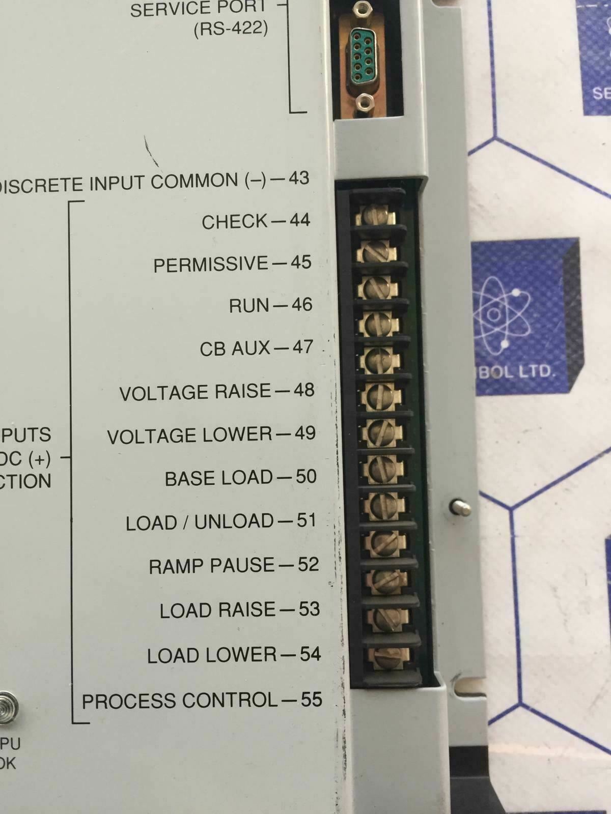 Woodward 9905796F digital synchronizer and load control 9905-796 rev F