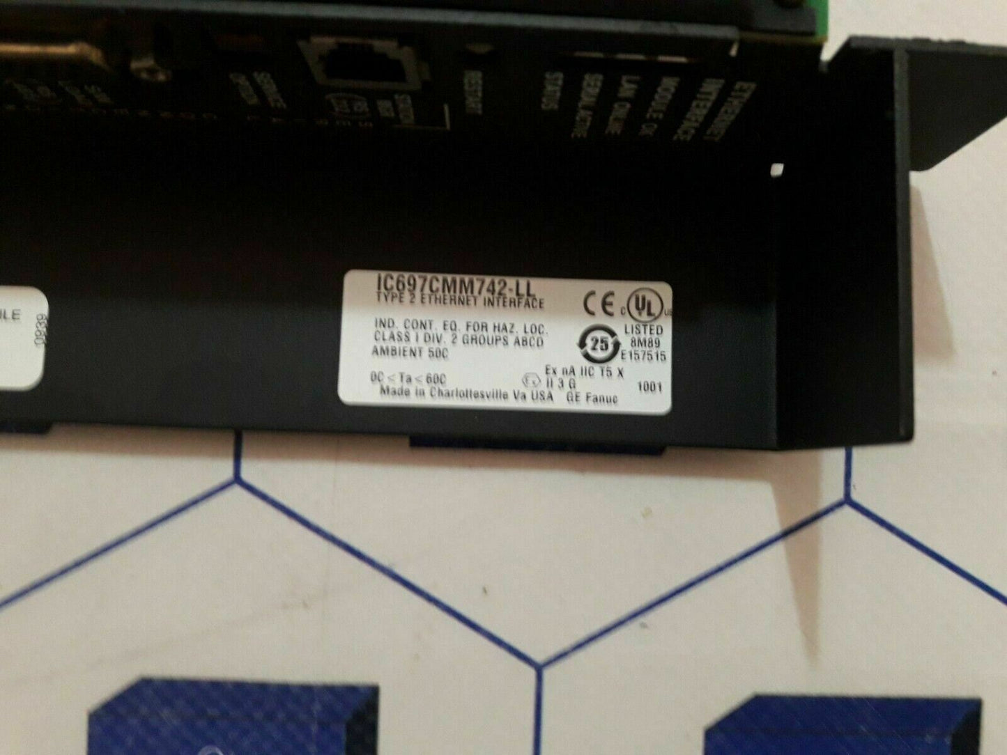 GE Fanuc IC697CMM742-LL Ethernet Interface Module