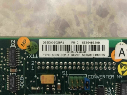 ABB DCS500 SDCS-COM-1 3BSE005028R1 REV: F motherboard