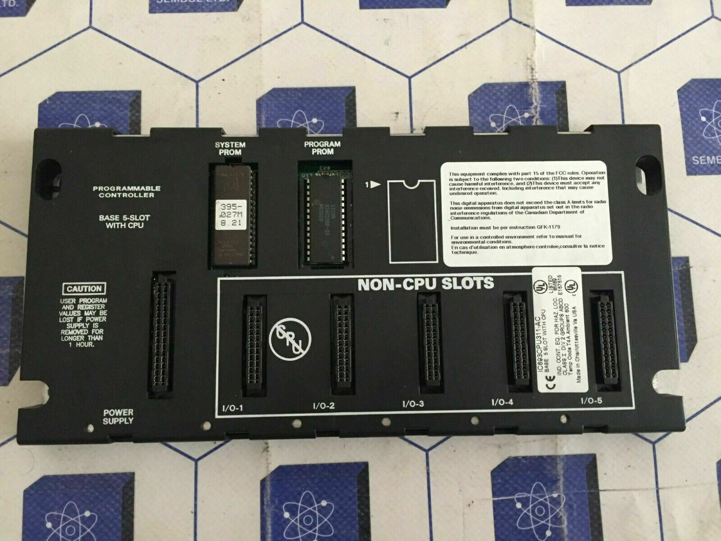 IC693CPU311AC General Electric 5 Slot Rack