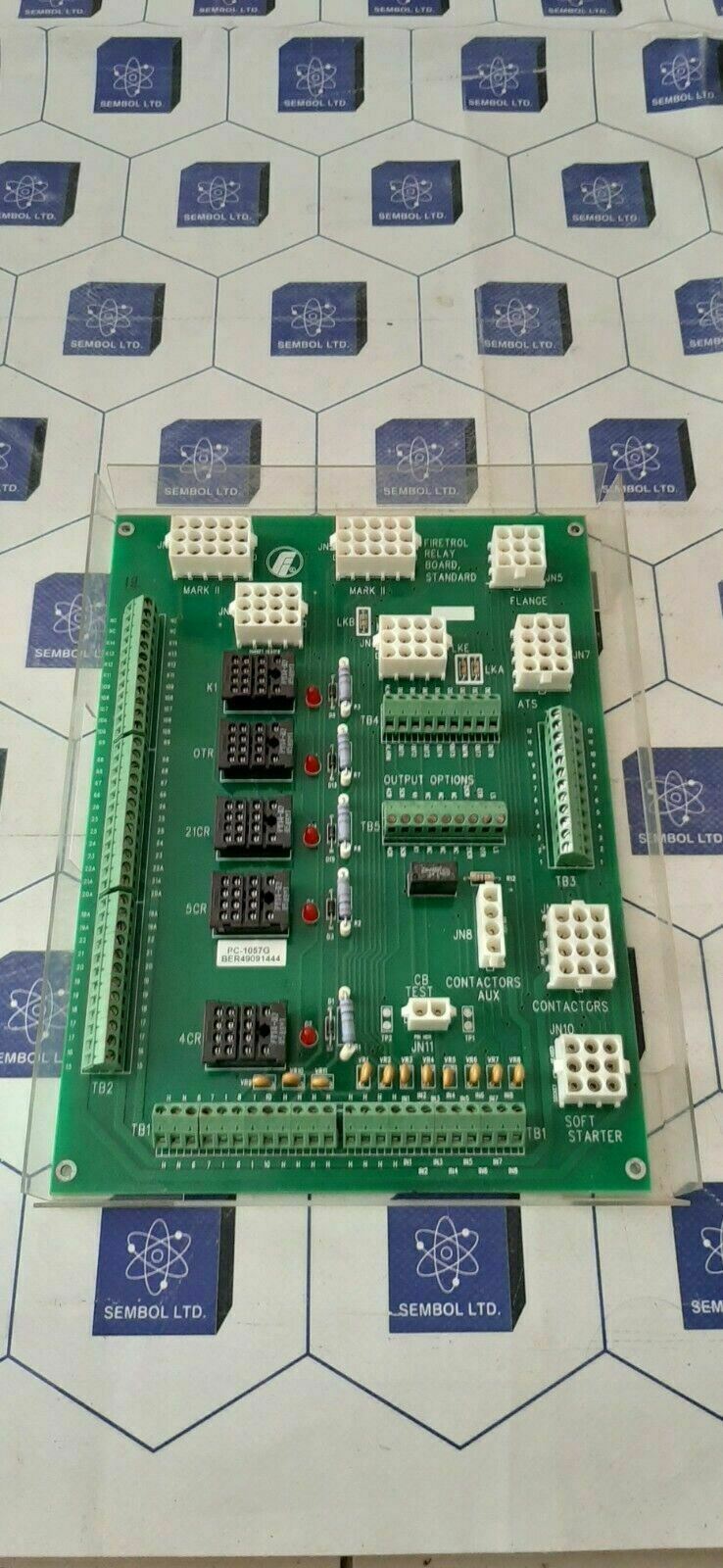 Firetrol electric fire pump control Mark II 2 relay board PC1057G