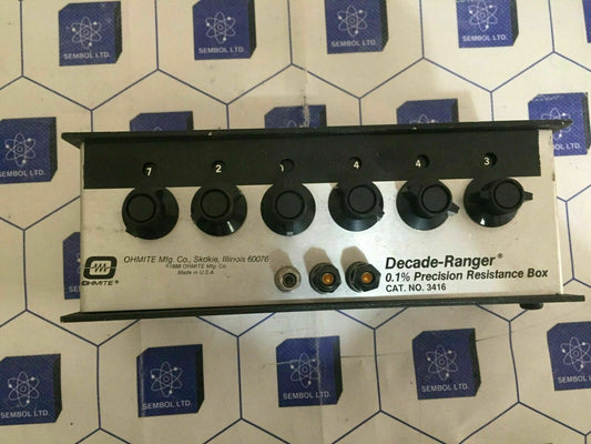 Ohmite Deca-Ranger Decade Ranger .1% Precision Resistance Box