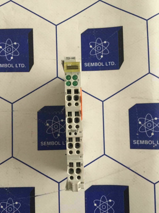 Lotf of 5 pieces WAGO 753-440 4 CHANNEL DIGITAL INPUT MODULE