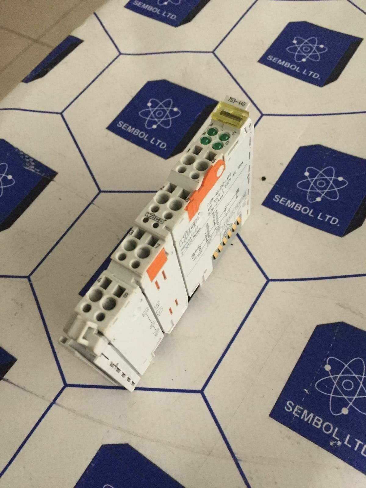 Lotf of 5 pieces WAGO 753-440 4 CHANNEL DIGITAL INPUT MODULE