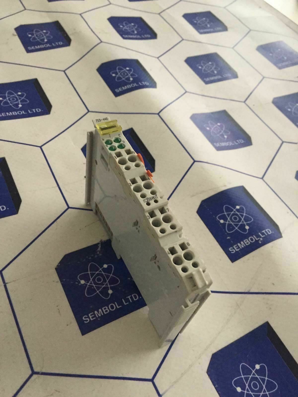Lotf of 5 pieces WAGO 753-440 4 CHANNEL DIGITAL INPUT MODULE