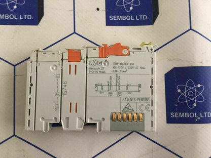 Lotf of 5 pieces WAGO 753-440 4 CHANNEL DIGITAL INPUT MODULE
