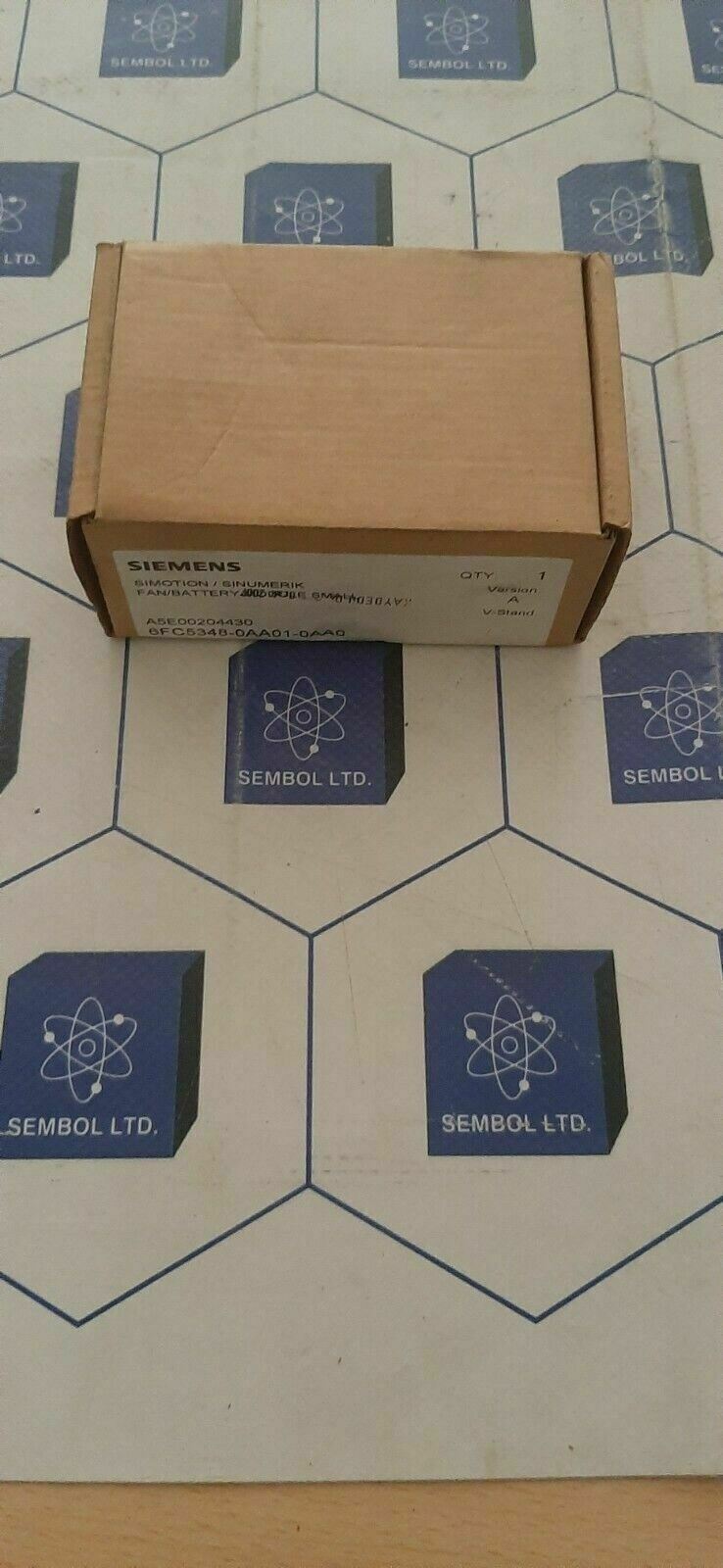 Siemens 1p 6FC5 348-0AA01-0AA0 SIMOTION Small Fan/Battery Module