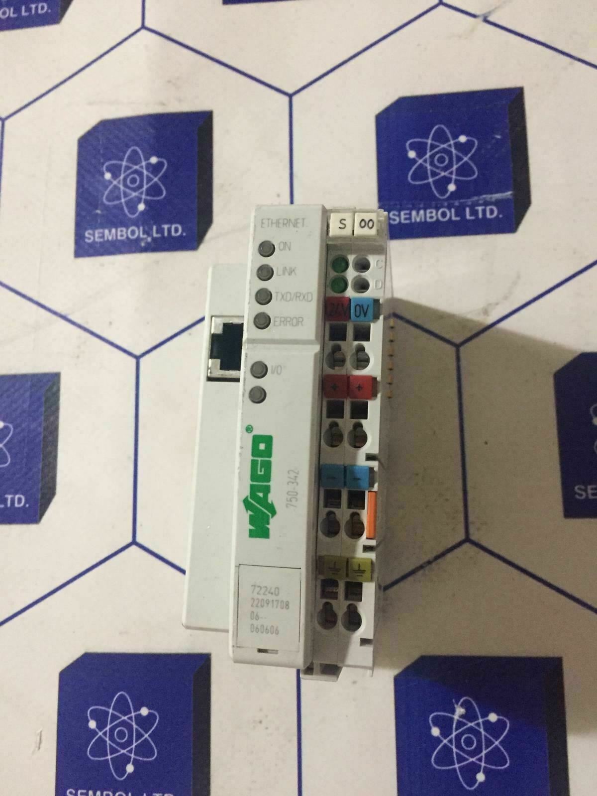 WAGO - 750-342 - ETHERNET TCP/IP FIELDBUS COUPLER