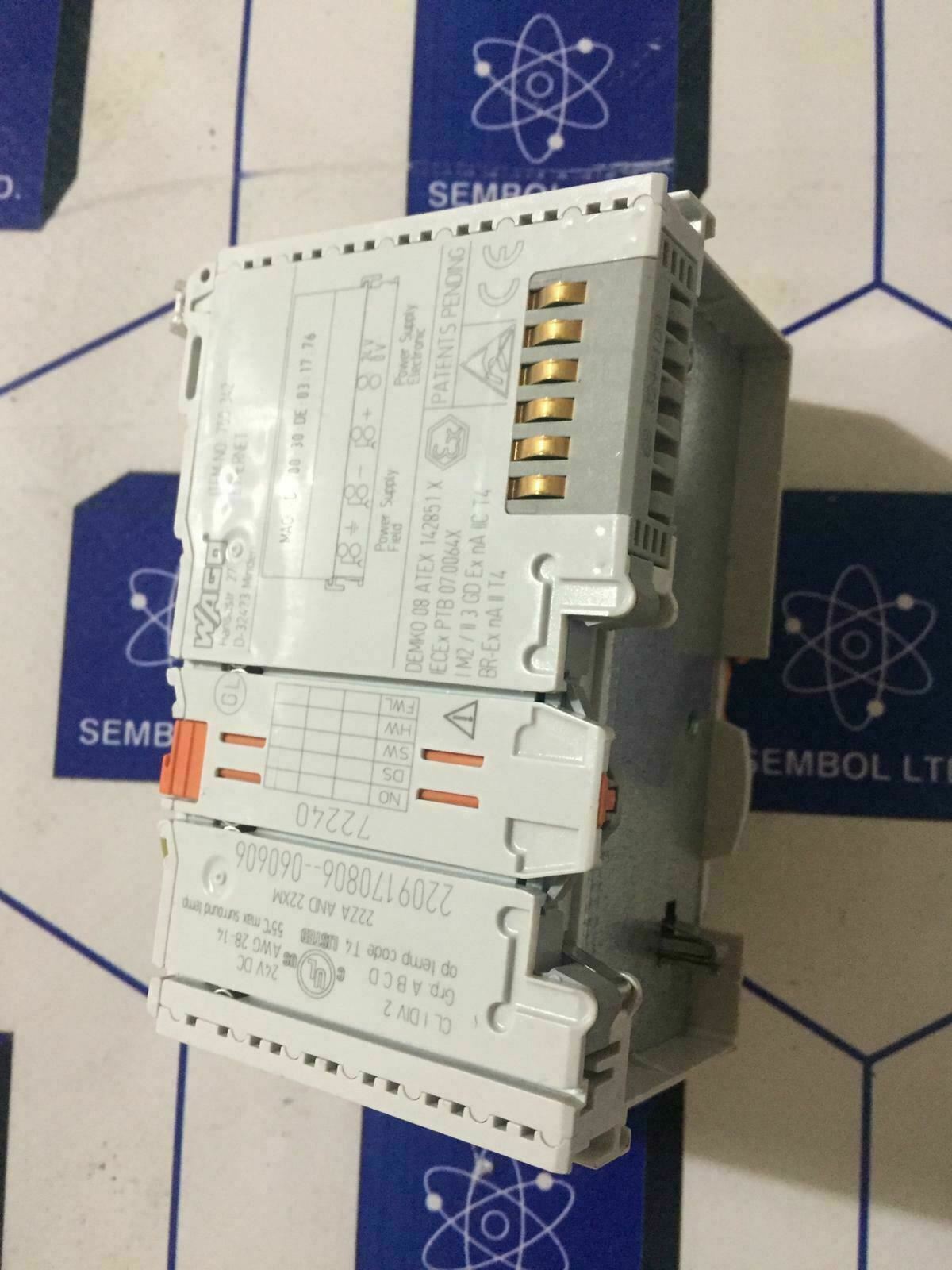 WAGO - 750-342 - ETHERNET TCP/IP FIELDBUS COUPLER