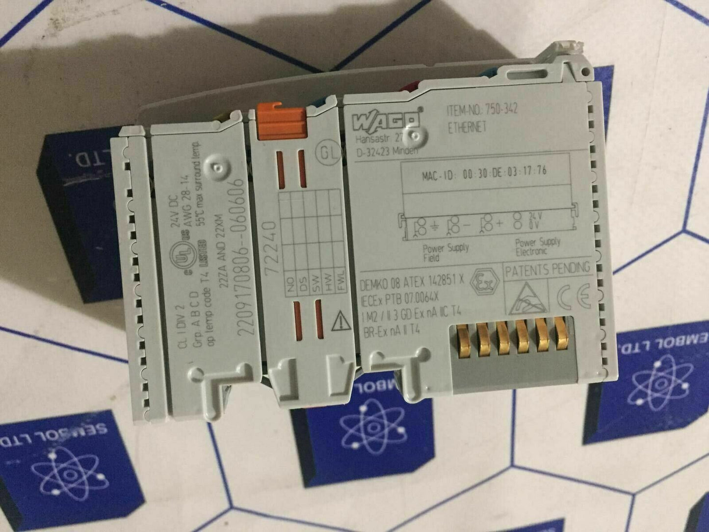 WAGO - 750-342 - ETHERNET TCP/IP FIELDBUS COUPLER