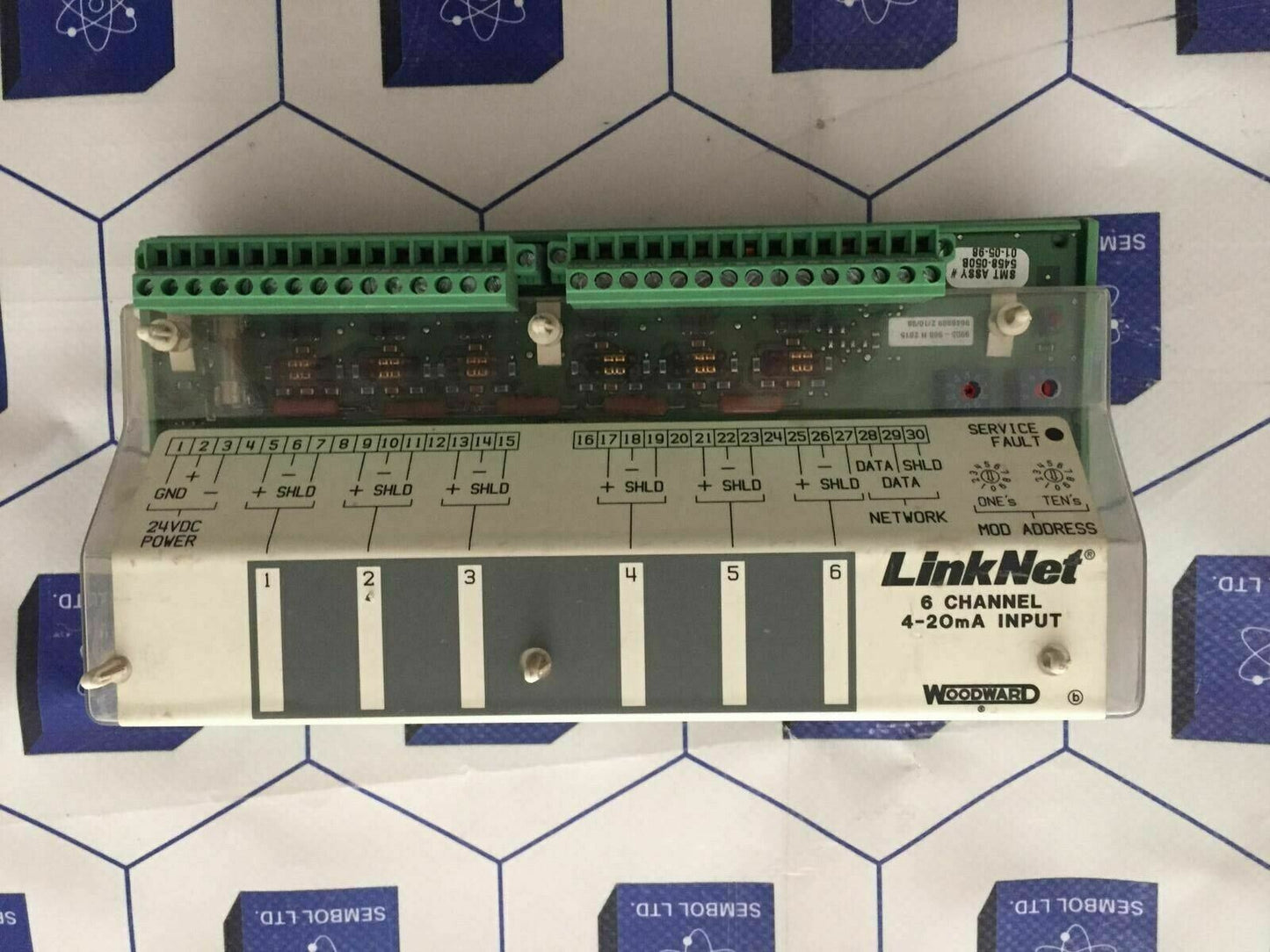 WOODWARD 9905-968 REV.H LINKNET 6 CHANNEL ANALOG INPUT 4-20mA