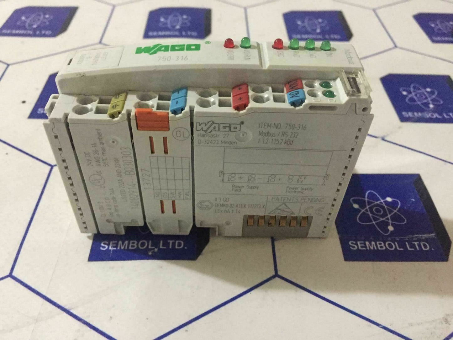 Wago Mobus Fieldbus Coupler 750-316