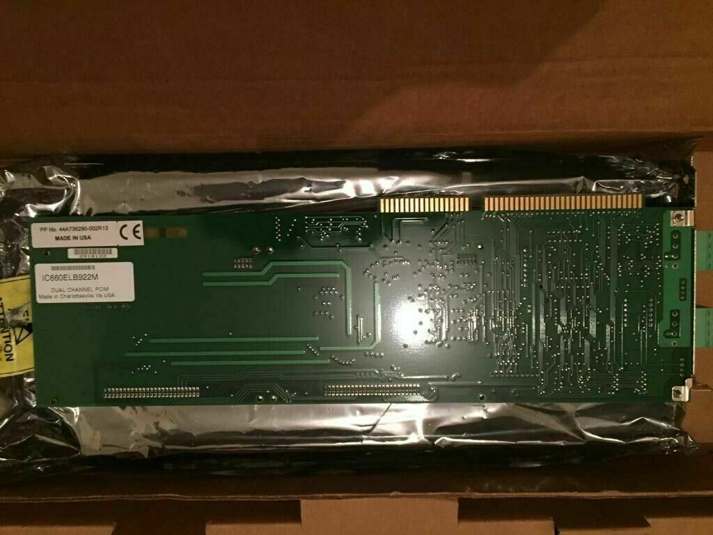 GE Fanuc IC660ELB922M IC660ELB912J Dual Channel PCIM Card