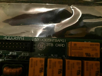 GE 3TB CARD GENERAL ELECTRIC 531X305NTBANG1 / F31X305NTBA TERMINAL DRIVE BOARD