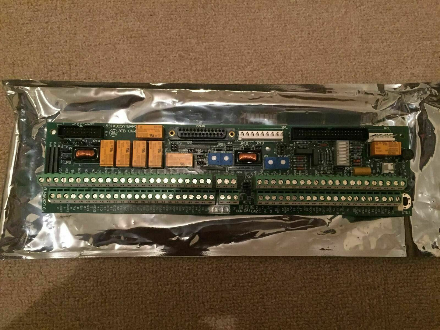 GE 3TB CARD GENERAL ELECTRIC 531X305NTBANG1 / F31X305NTBA TERMINAL DRIVE BOARD