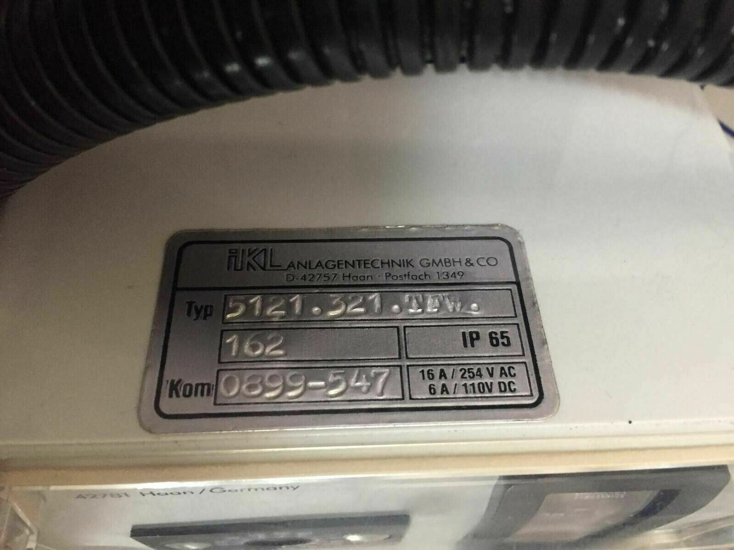 IKL ANLAGENTECHNIK 42781 haan TEMP CONTROLLER