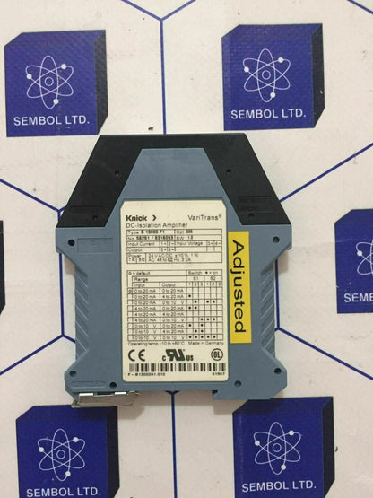 Lot of 5 pieces Knick VariTrans DC-isolation Amplifier B 13000 F1