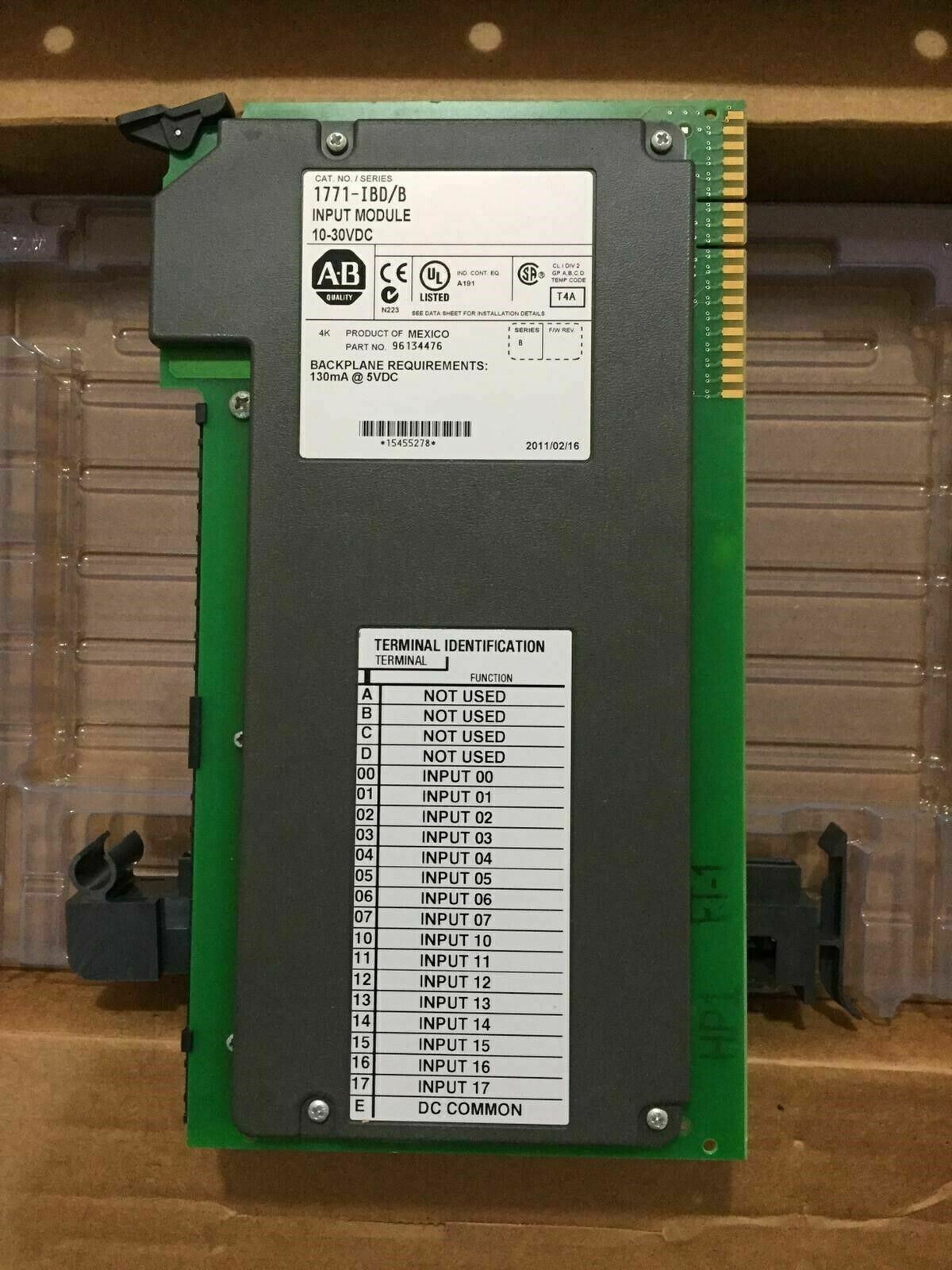 Allen Bradley 1771-IBD/B Input Module 10-30VDC