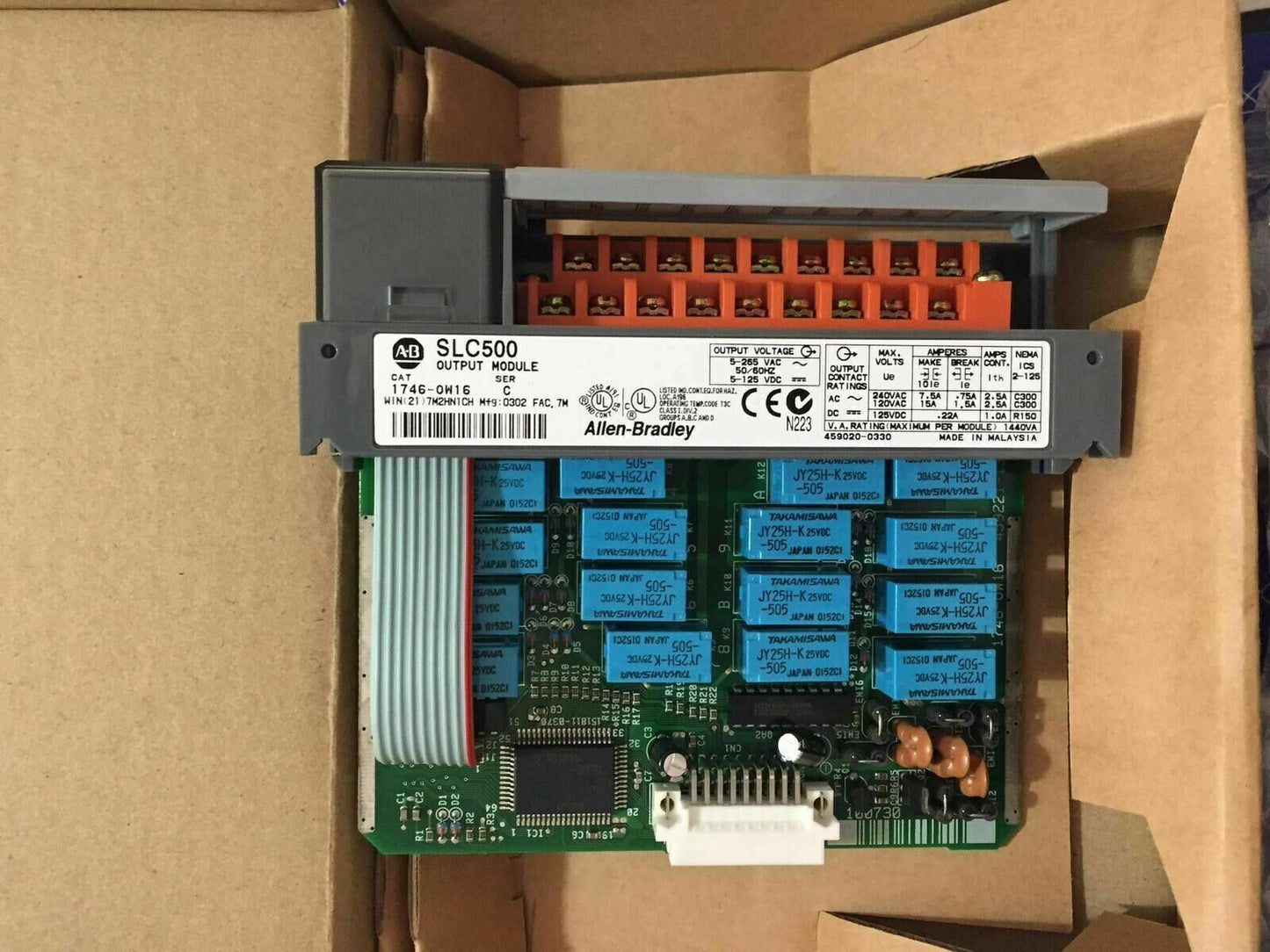 NEW Allen-Bradley 1746-OW16 SERIES C OUTPUT MODULE SLC500 1746OW16