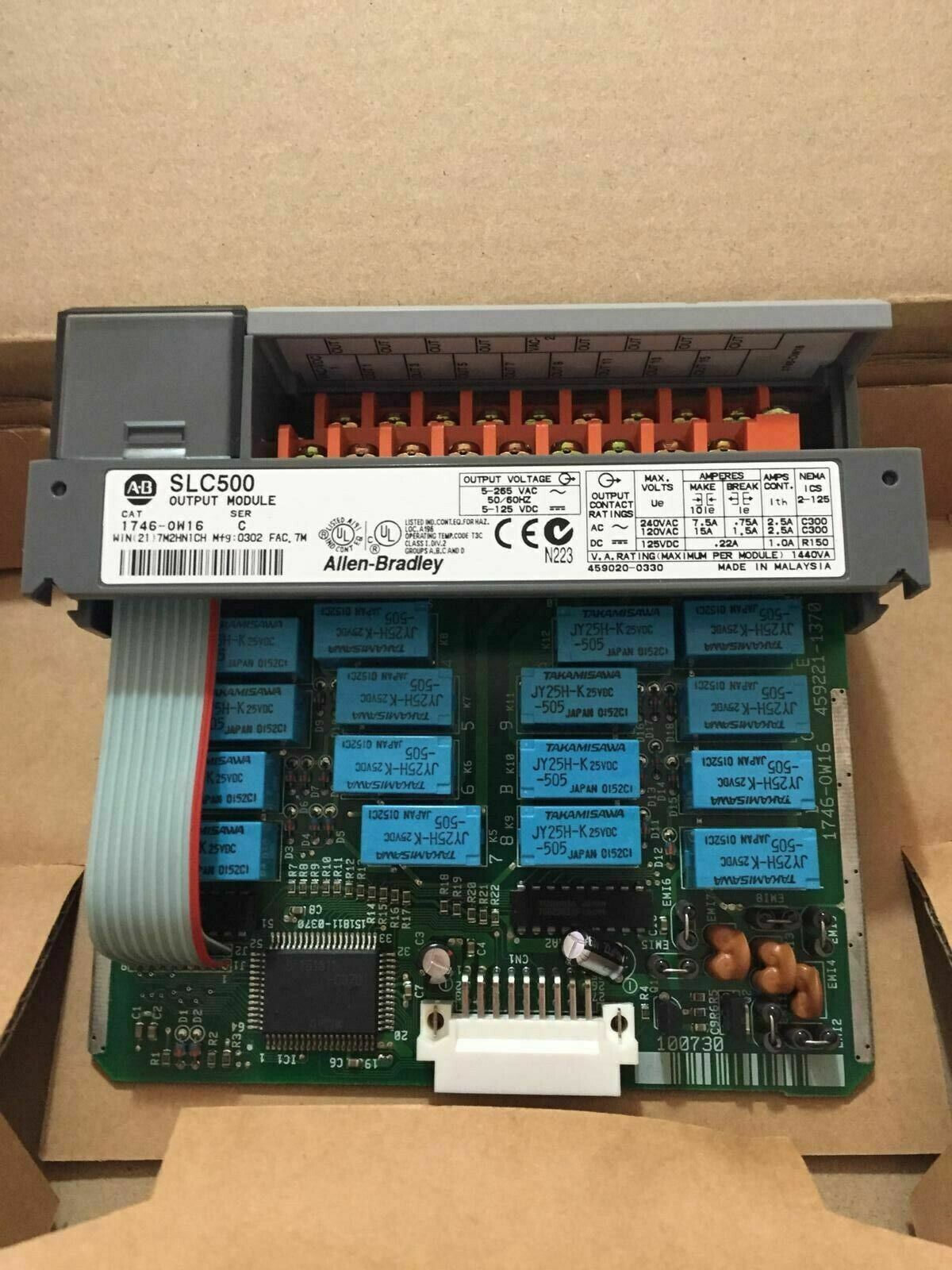 NEW Allen-Bradley 1746-OW16 SERIES C OUTPUT MODULE SLC500 1746OW16