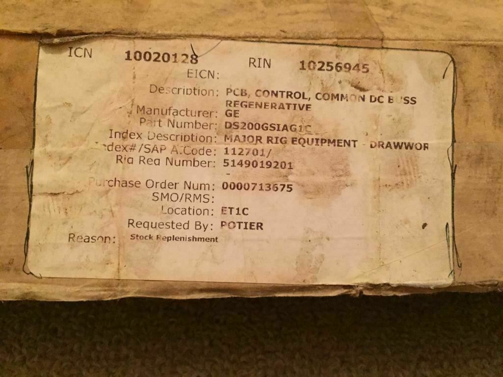 General Electric DS200GSIAG1CHD DS200GSIAG1C TURBINE CONTROL COMMON BUS REGENERA