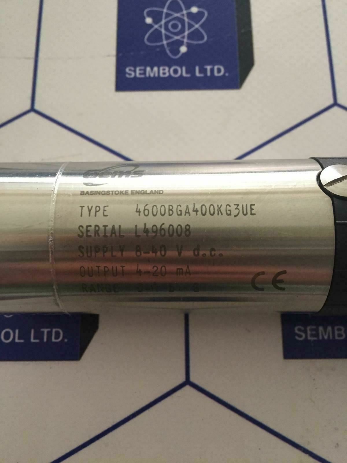 GEMS SENSOR 4600BGA400KG3UE