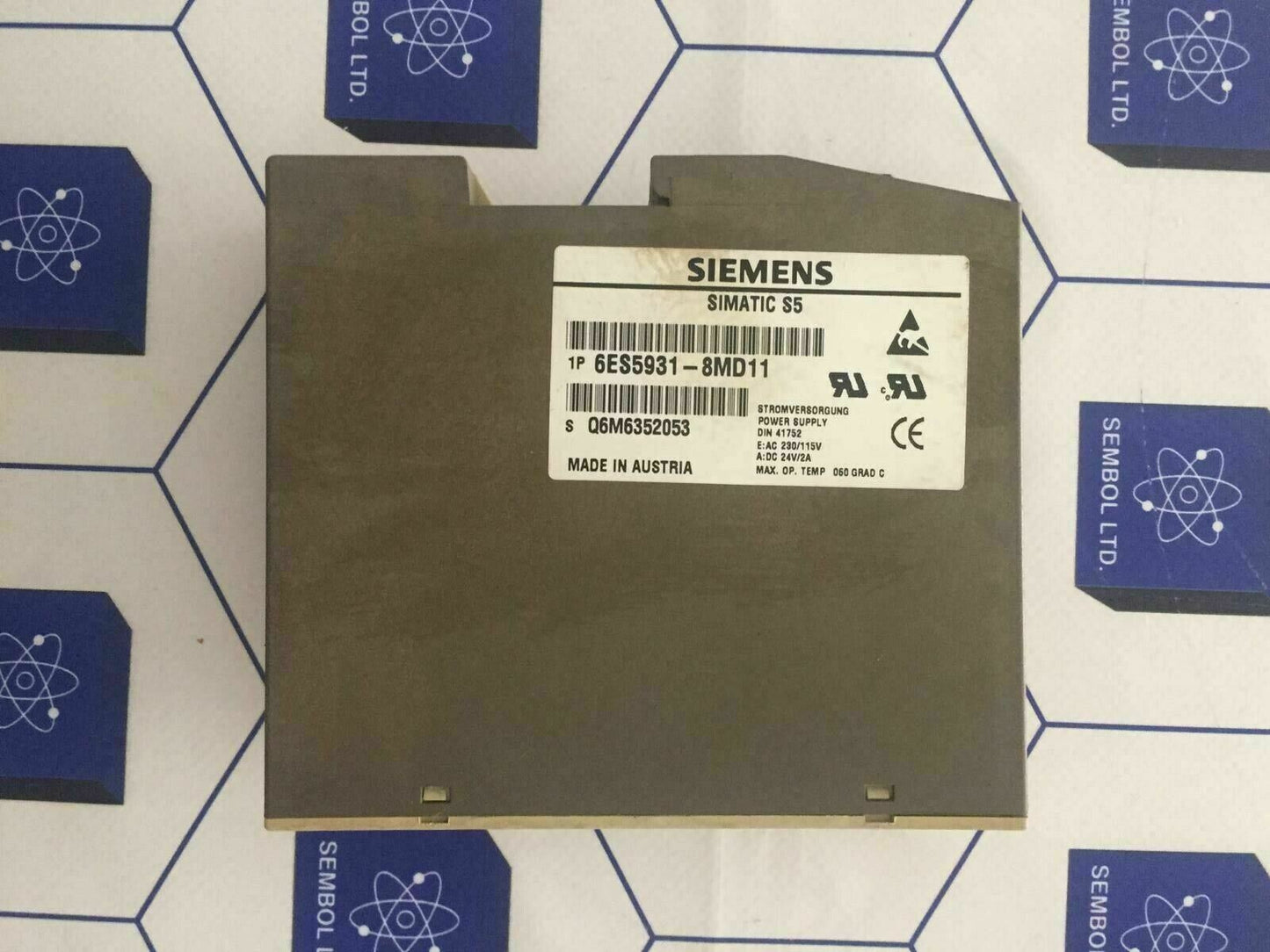 Siemens 6ES5 931-8MD11 S5 Power Supply Module