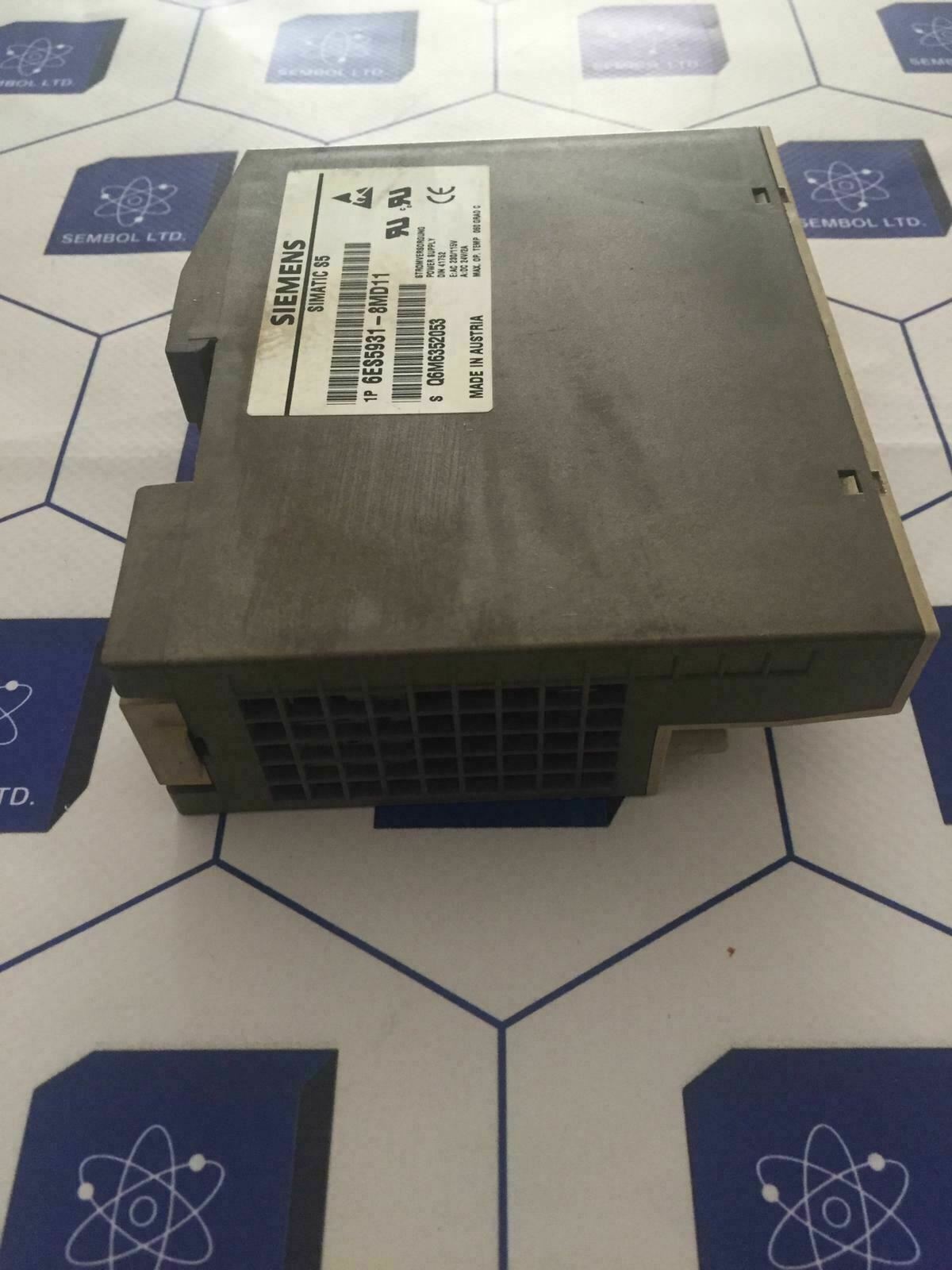 Siemens 6ES5 931-8MD11 S5 Power Supply Module