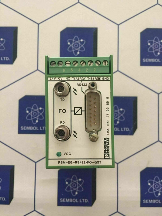 PHOENIX CONTACT PSM-EG-RS422/FO-GST CONVERTER phoenix contact psm-eg-rs422fo-gst