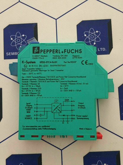 PEPPERL FUCHS 192017 K-SYSTEM  KFD2-STC4-Ex1H SYSTEM TRANSMITTER MODULE