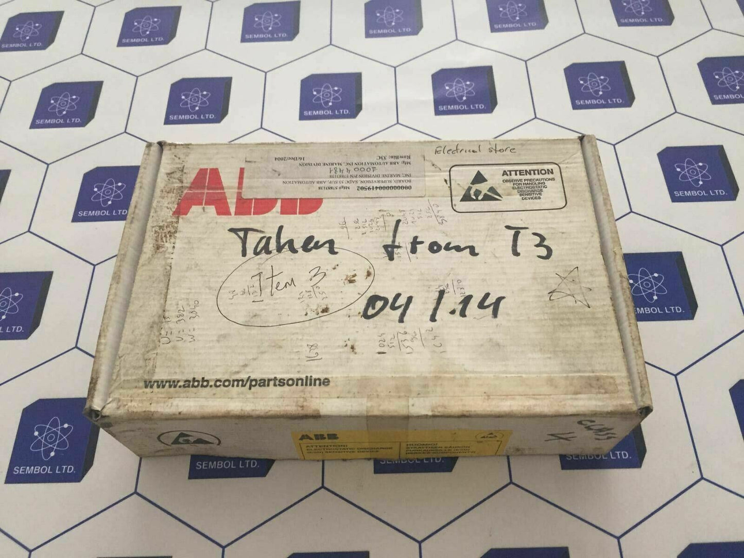 ABB SADC51MDP PROCESSOR CARD 57887401B abb sadcmdp processor card