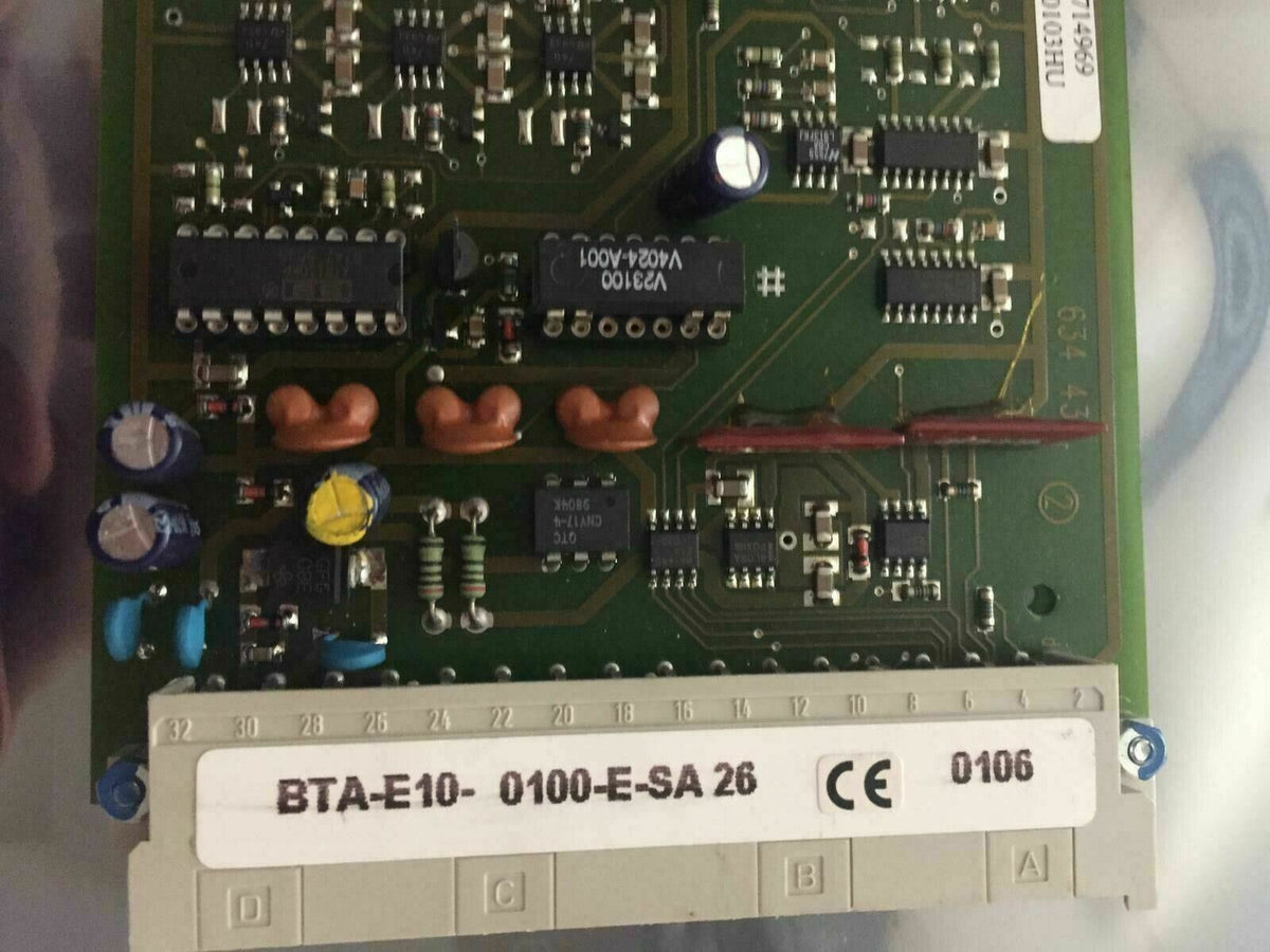 BALLUFF BTA-E10- 0100-E-SA 26 ANALOG PROCESSOR CARD