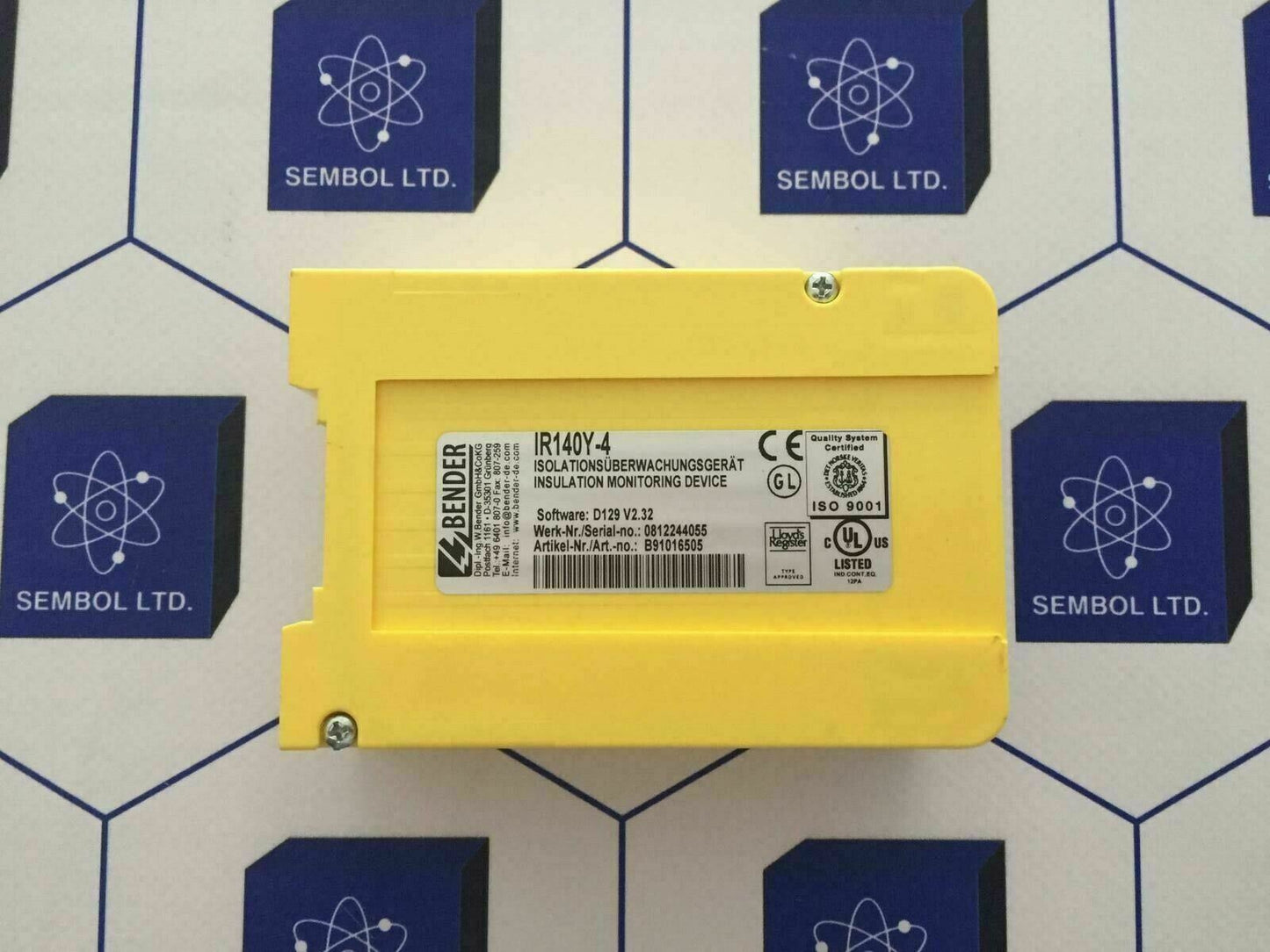 Bender IR 140y-4 Isolation Surveillance Device IR140Y4