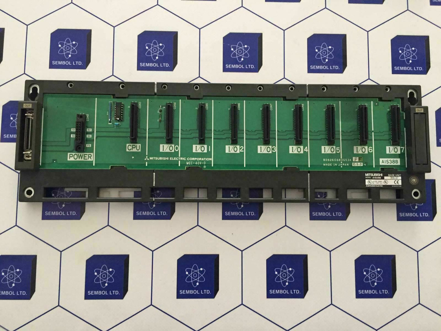 Mitsubishi A1S38B Base Rack Unit