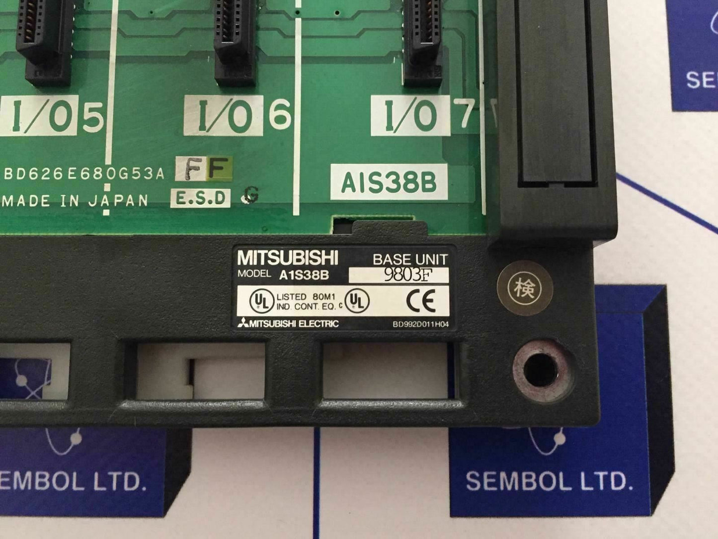 Mitsubishi A1S38B Base Rack Unit