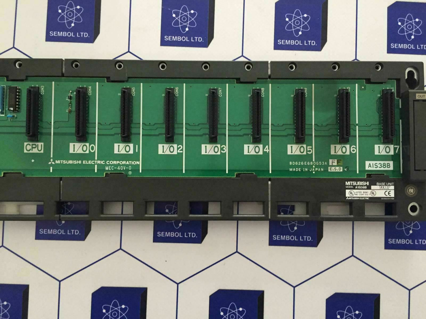 Mitsubishi A1S38B Base Rack Unit