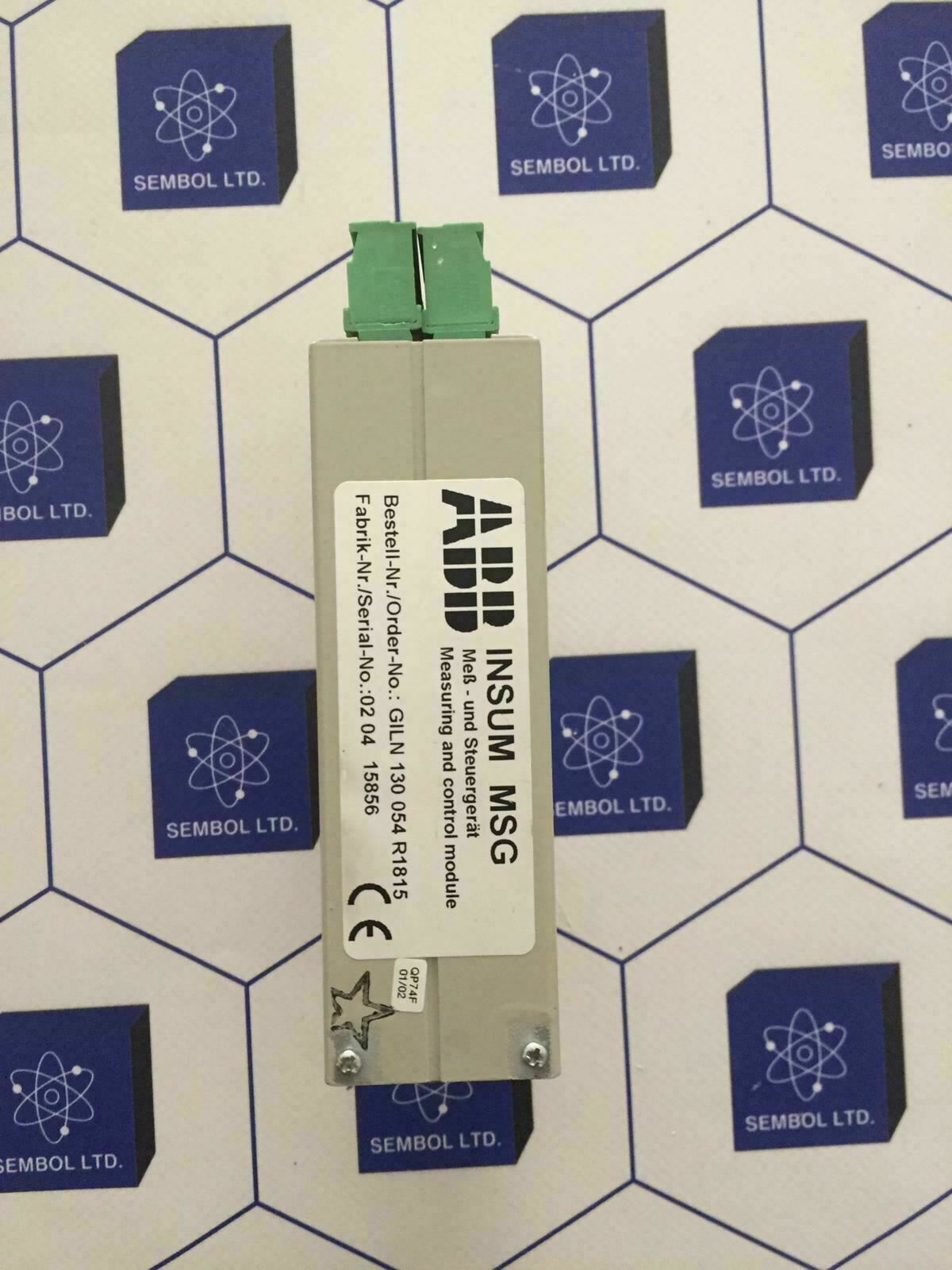 ABB INSUM MSG GILN 130 054 R1815 Measuring and control module