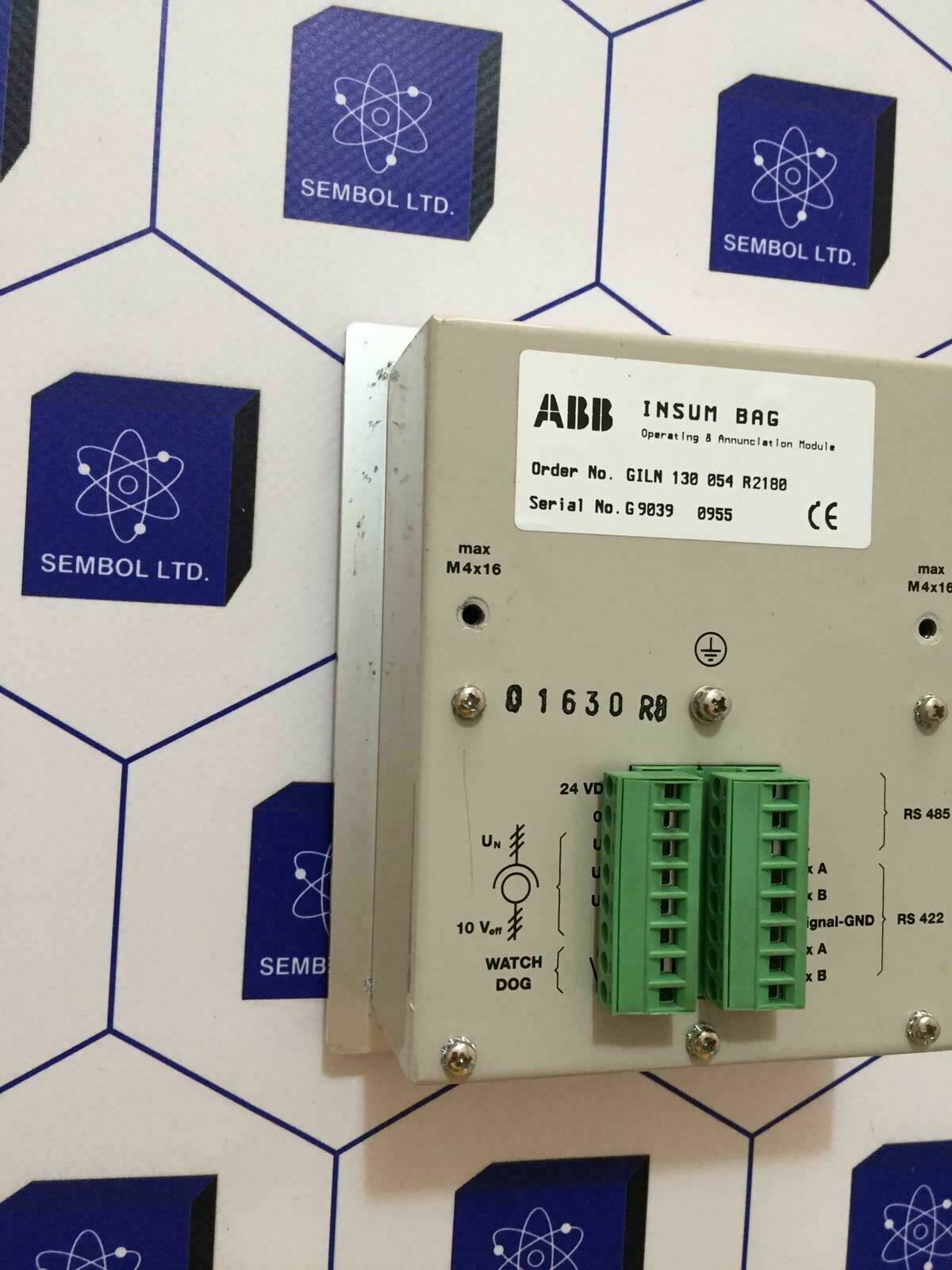 ABB GILN 130 054 R 2180 HMI