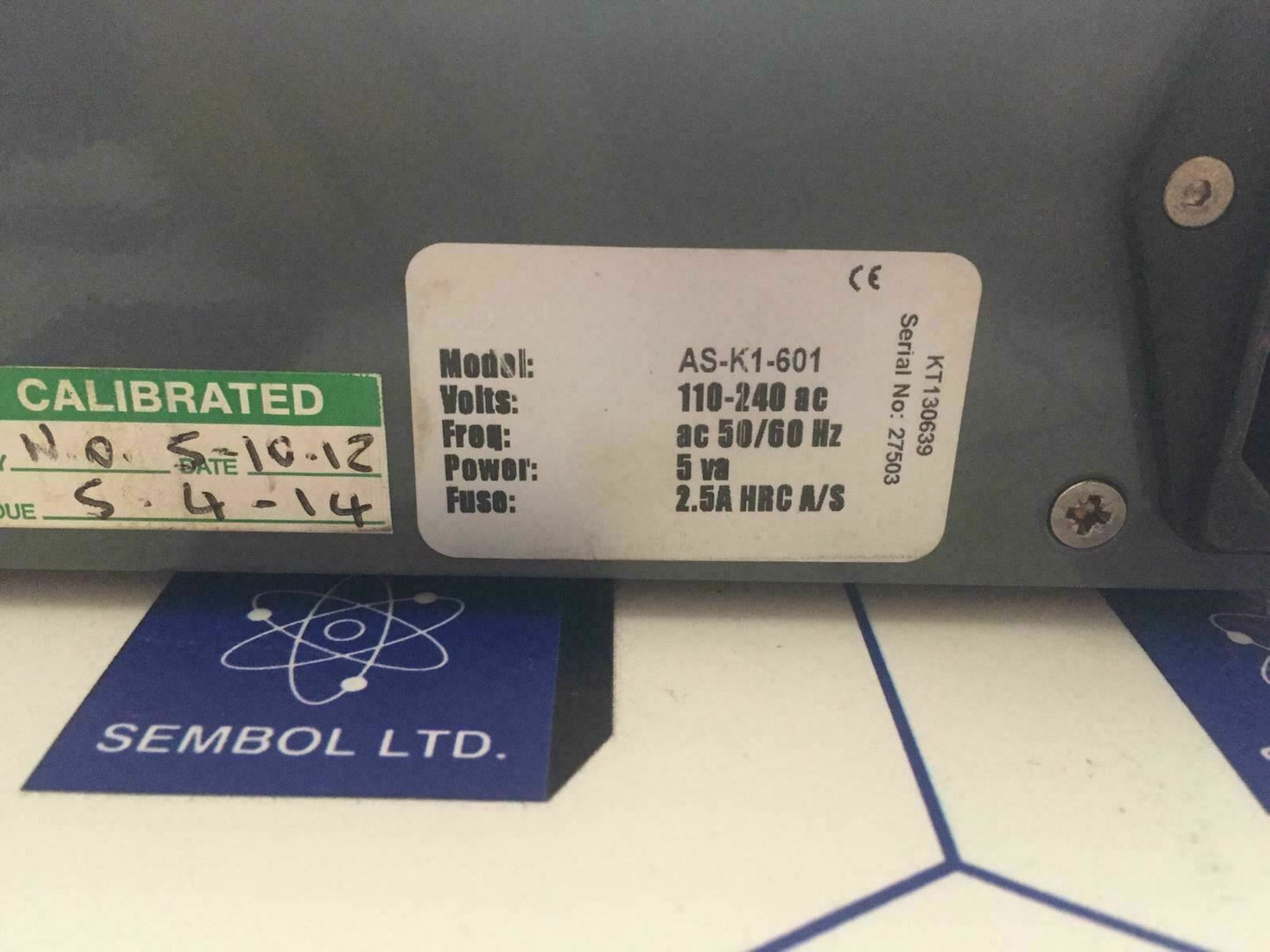 KITTIWAKE OIL ANALYSE KIT CONSOLE AS-K1-601