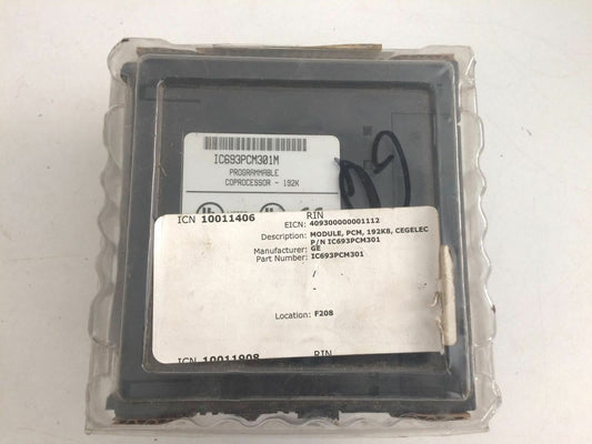 GE FANUC IC693PCM301 Free Express Shipping